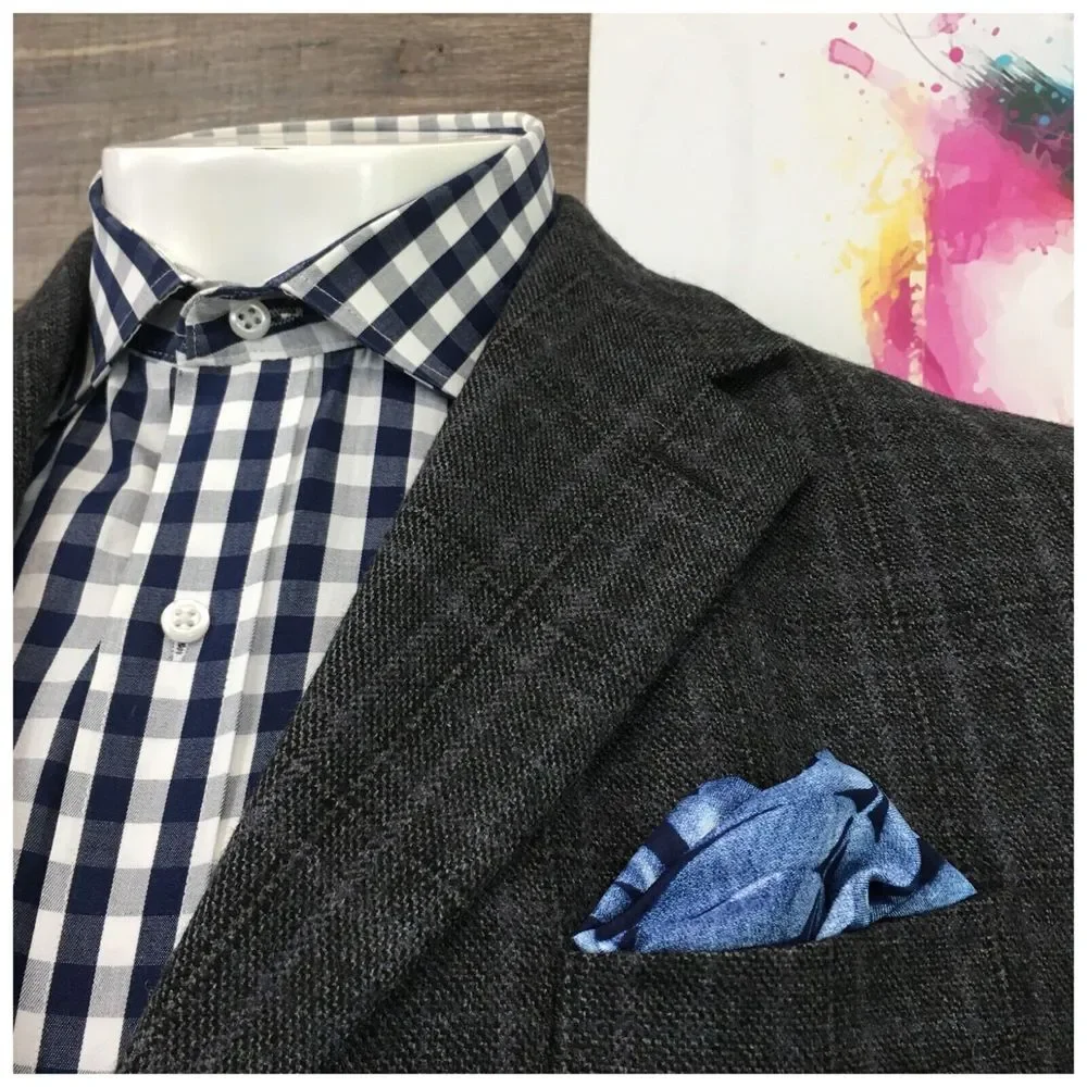 Arnold Brant Mens Blazer Sport Coat Three Button Casual Jacket 40R‎ Wool Suits